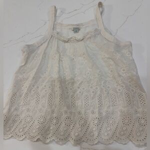 Sundance eyelet top size medium excellent condition